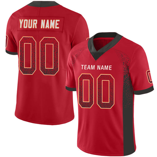 Custom KC.Chiefs Stitched American Football Jerseys Personalize Birthday Gifts Red Jersey - Main View