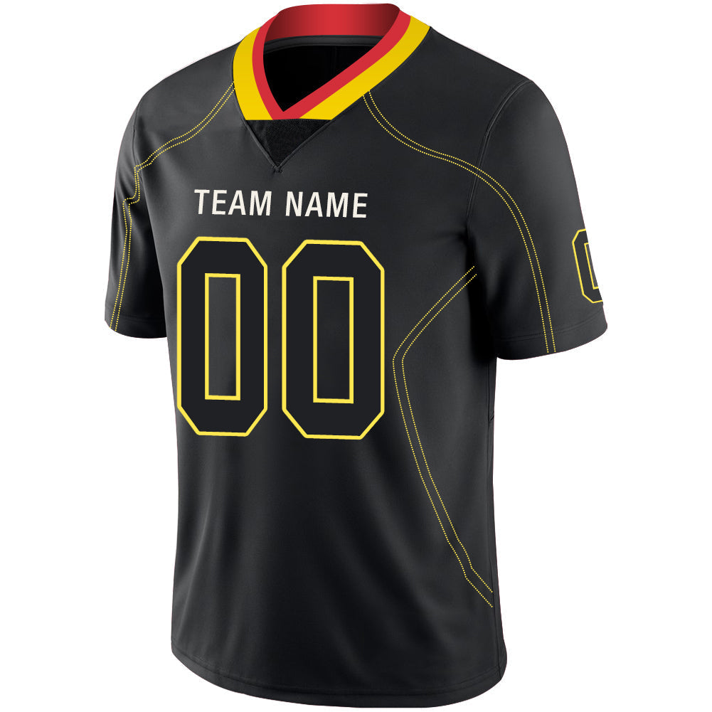 Custom KC.Chiefs Stitched American Football Jerseys Personalize Birthday Gifts Black Jersey view 4