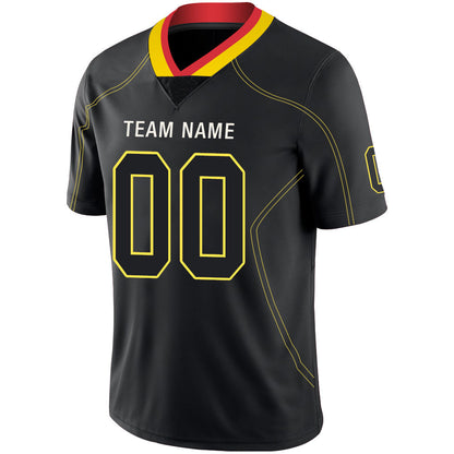 Custom KC.Chiefs Stitched American Football Jerseys Personalize Birthday Gifts Black Jersey view 4