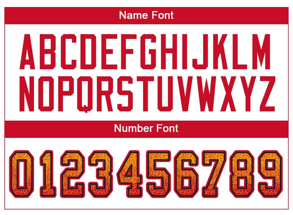 Custom Gold Scarlet-Black Drift Fashion Football Jersey view 4
