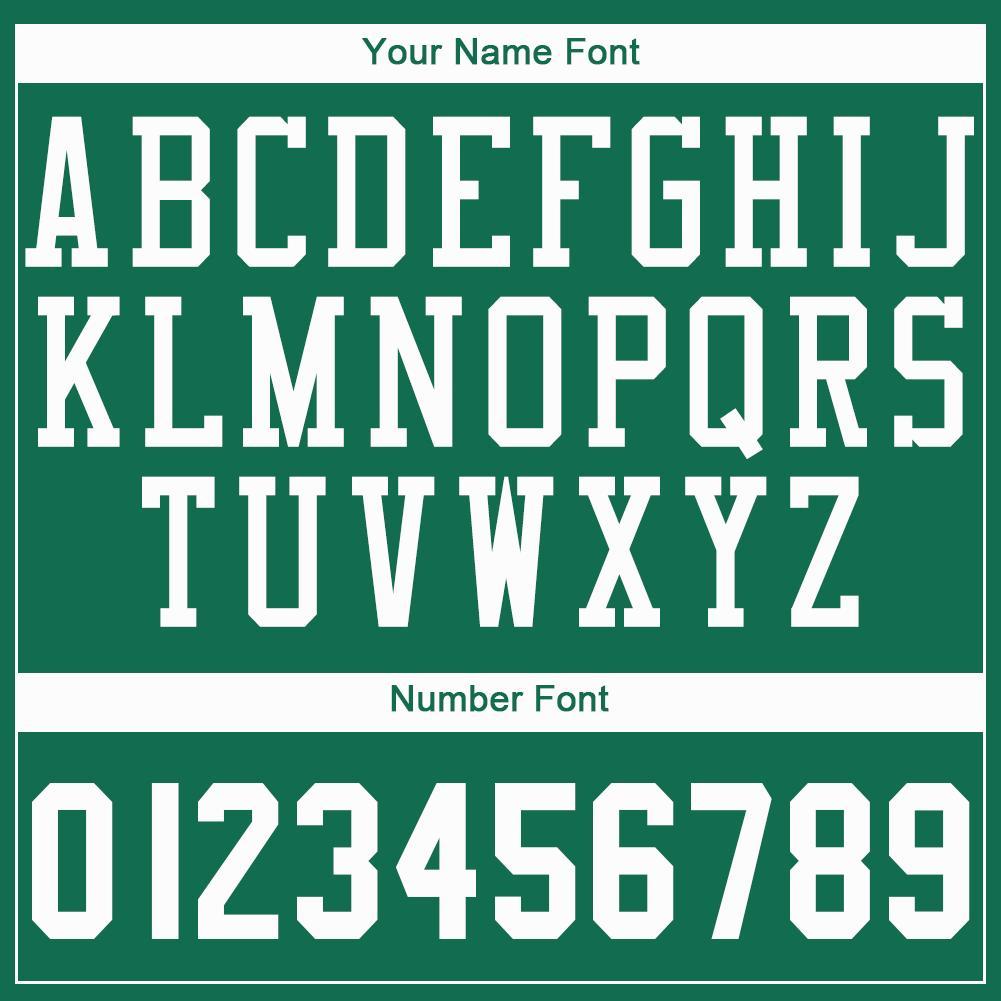 Custom Kelly Green White Round Neck Basketball Jersey view 3