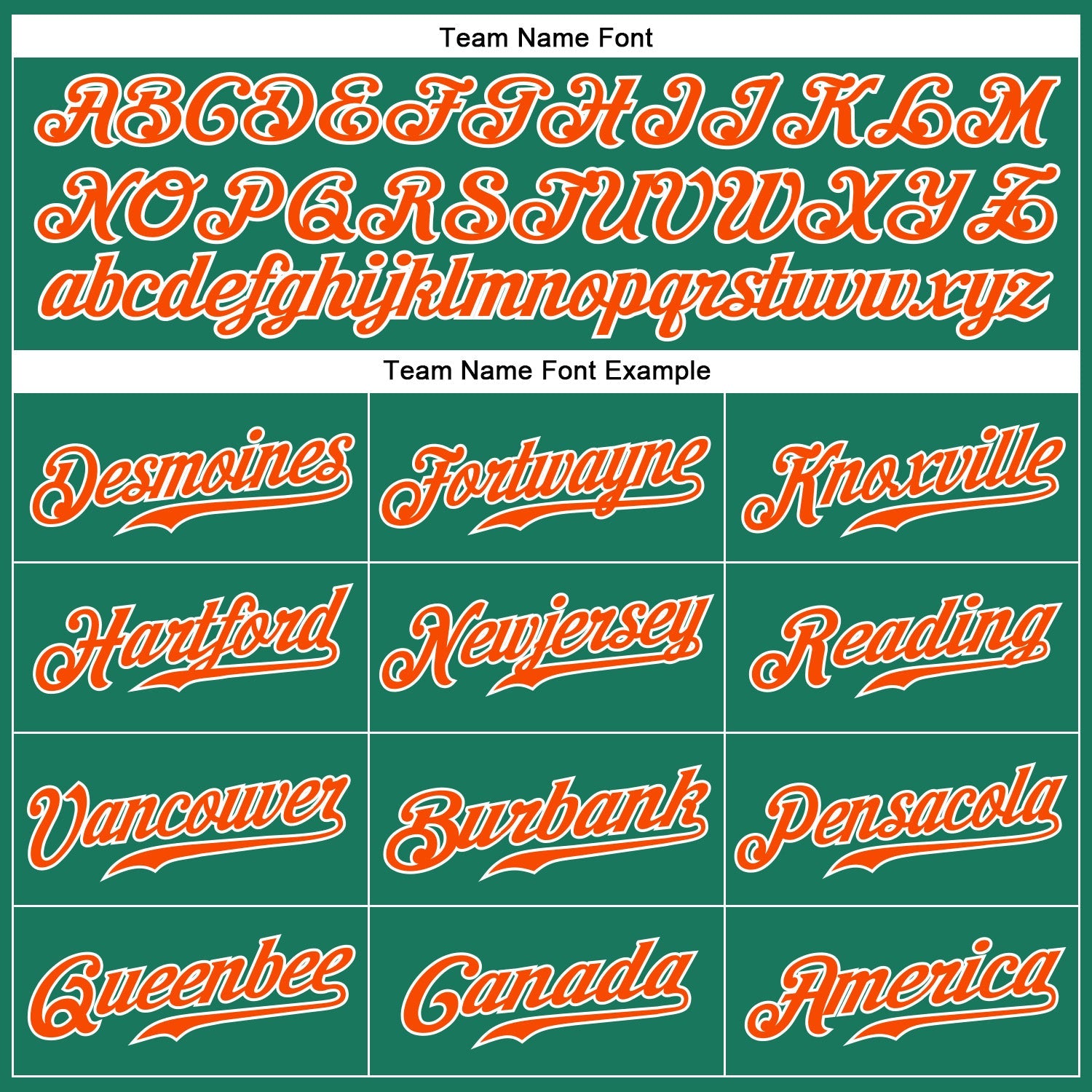 Custom Kelly Green White Pinstripe Orange-White Authentic Baseball Jersey view 4