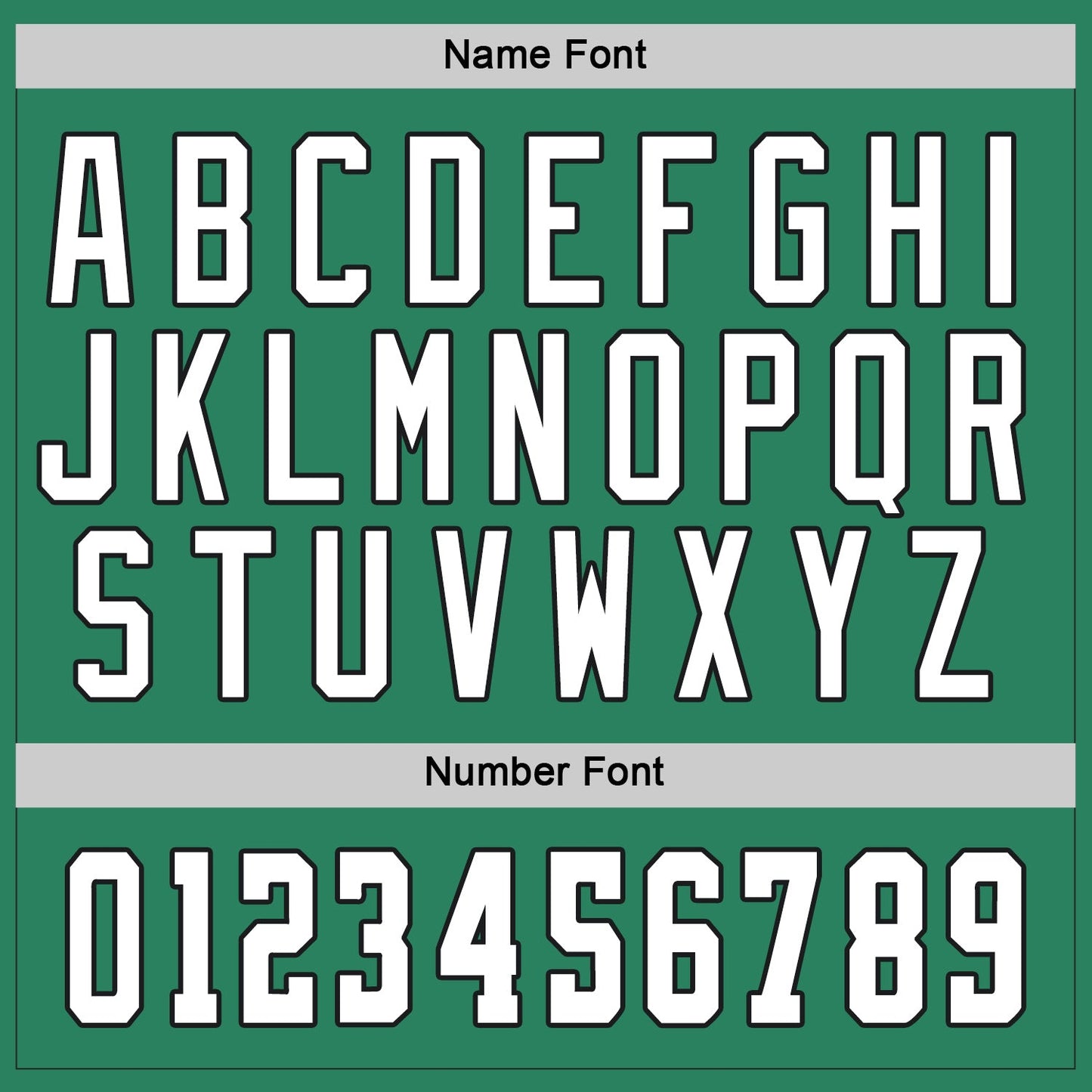 Custom Kelly Green White-Black Hockey Jersey view 5