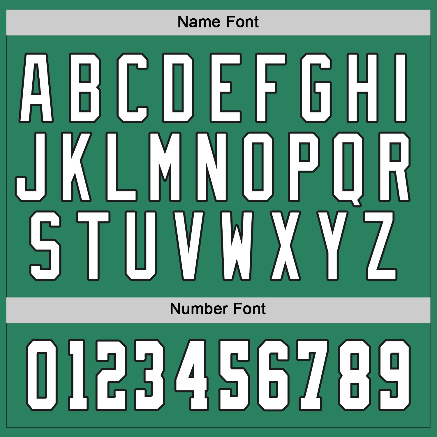Custom Kelly Green White-Black Hockey Jersey view 5