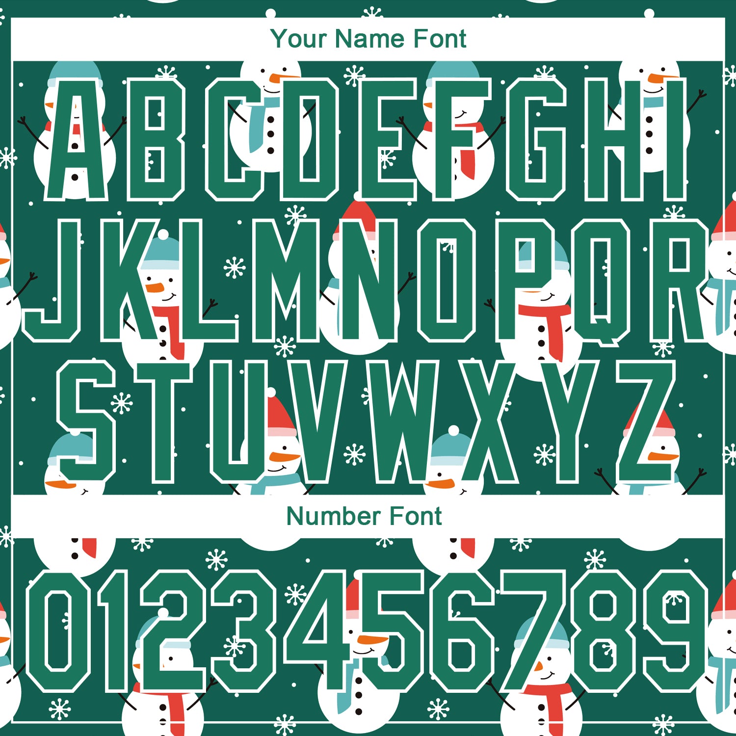Custom Stitched Kelly Green Kelly Green-White Christmas 3D Sports Pullover Sweatshirt Hoodie view 6