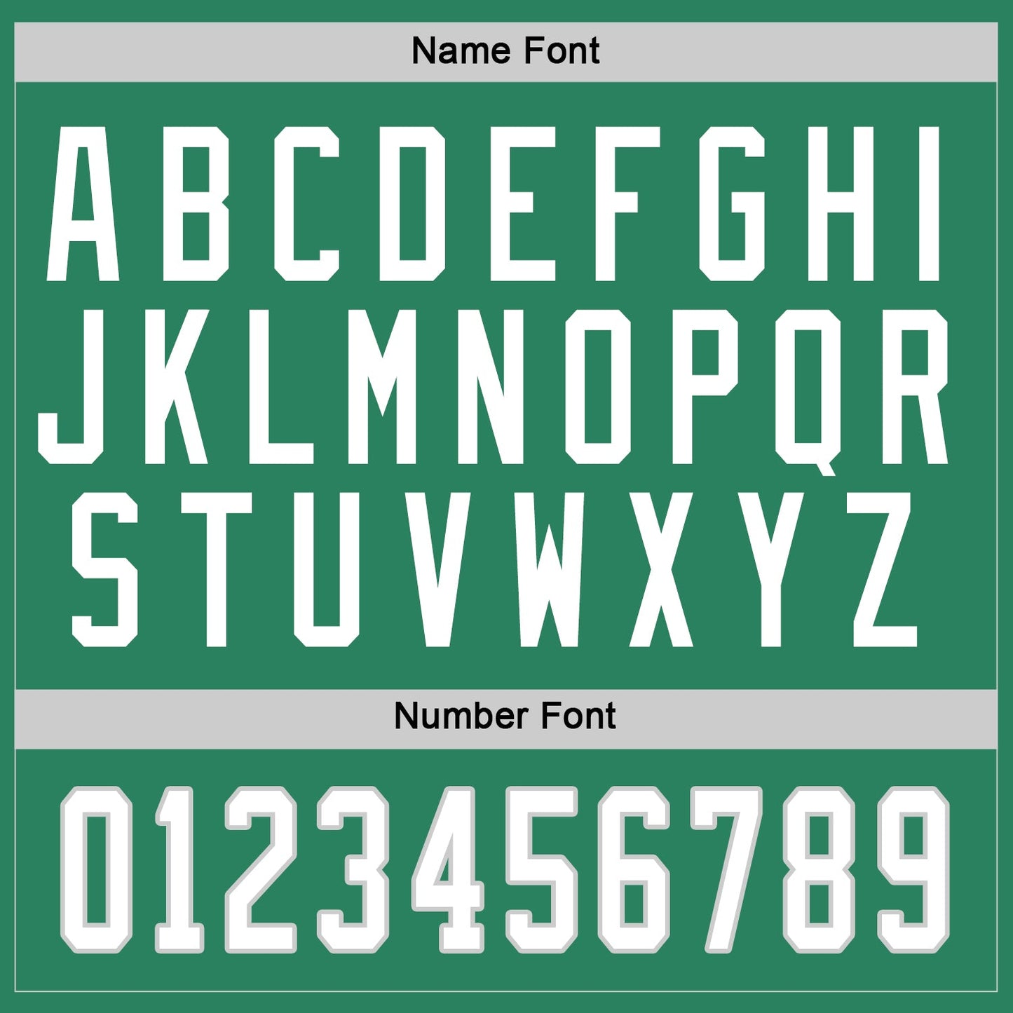 Custom Kelly Green White-Gray Hockey Jersey view 3