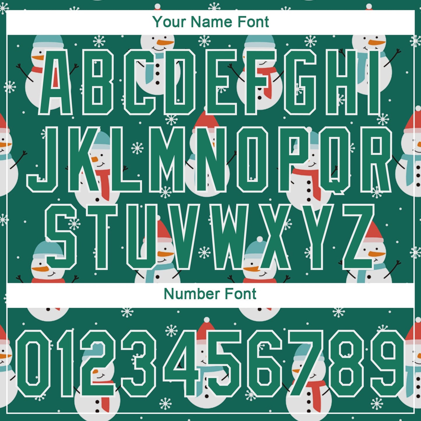 Custom Kelly Green Kelly Green-White Christmas 3D Authentic Baseball Jersey view 5