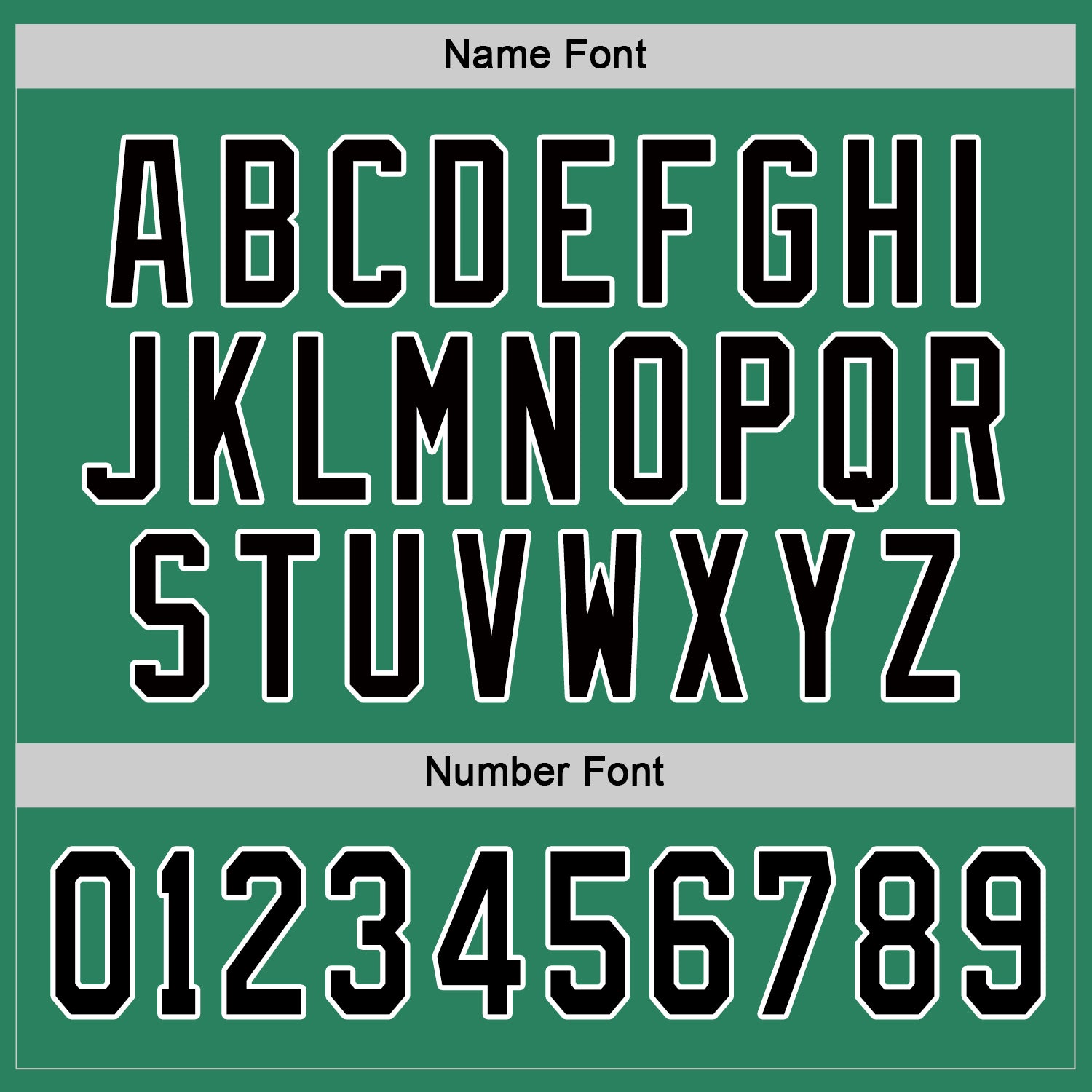 Custom Kelly Green Black-White Hockey Jersey view 3