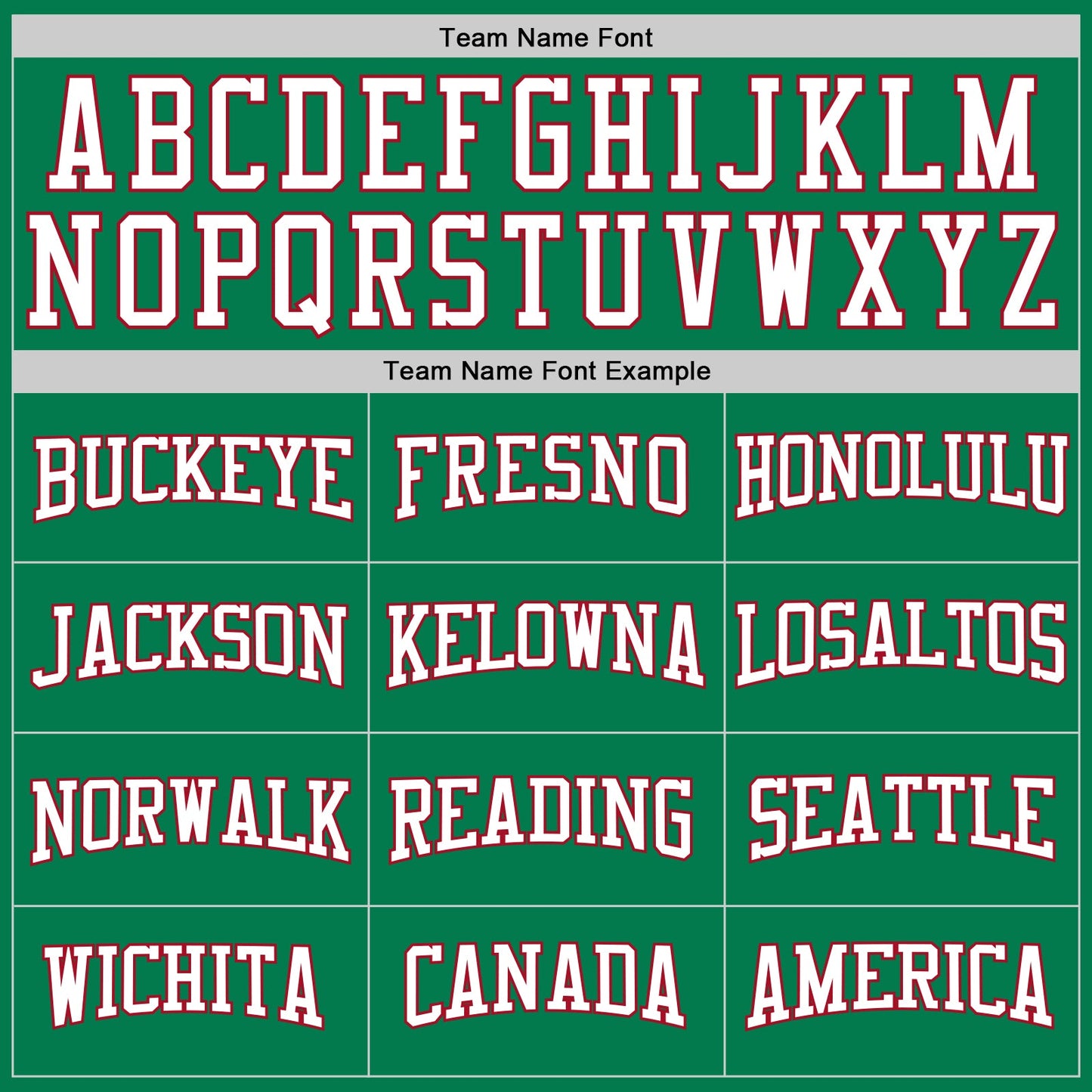 Custom Stitched Kelly Green White-Red Sports Pullover Sweatshirt Hoodie view 3