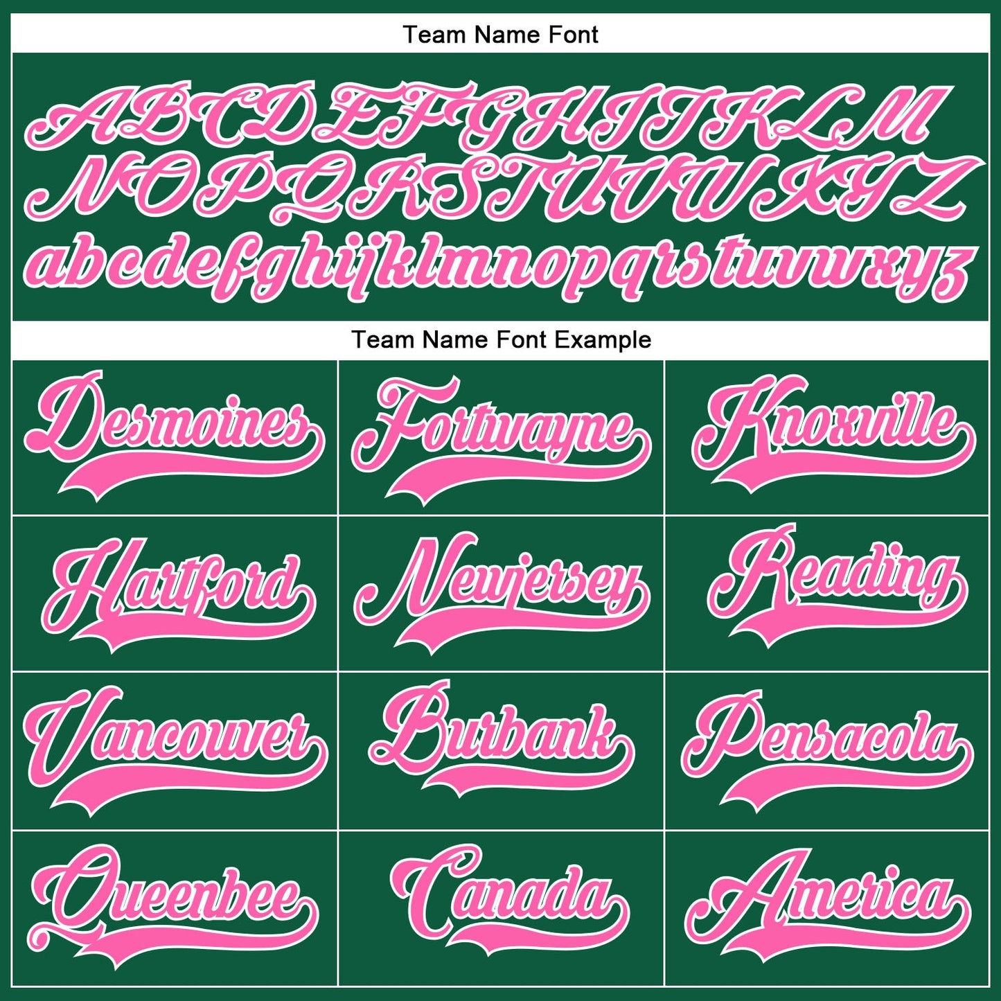 Custom Kelly Green Pink-White Authentic Baseball Jersey view 4