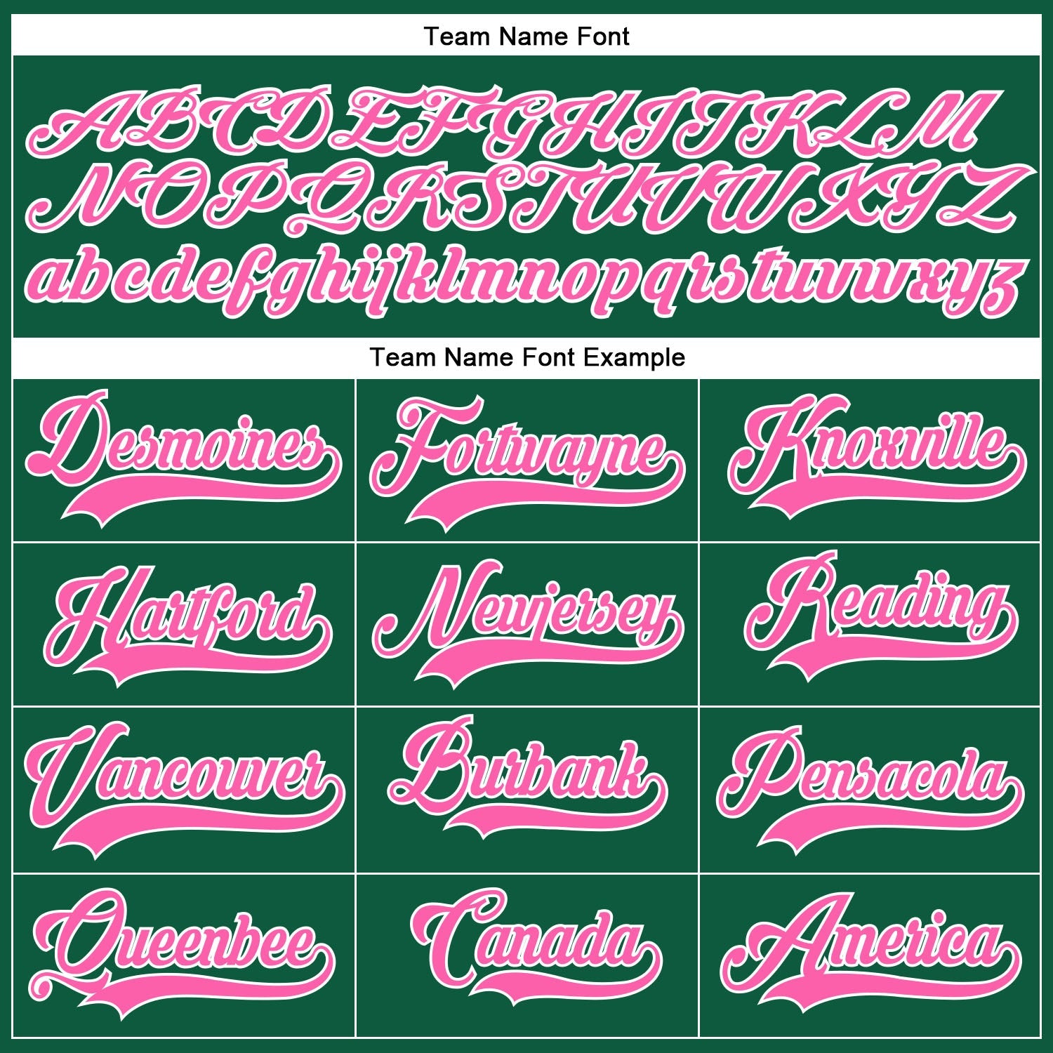 Custom Kelly Green Pink-White Authentic Baseball Jersey view 4