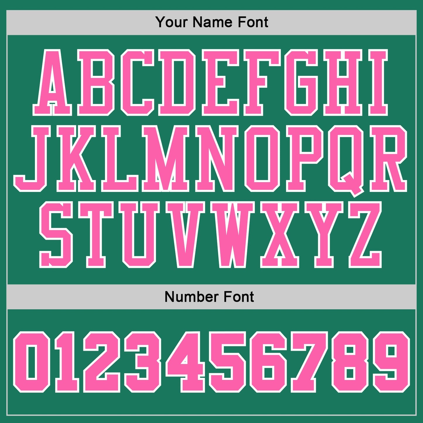 Custom Stitched Kelly Green White Pinstripe Pink-White Sports Pullover Sweatshirt Hoodie view 3