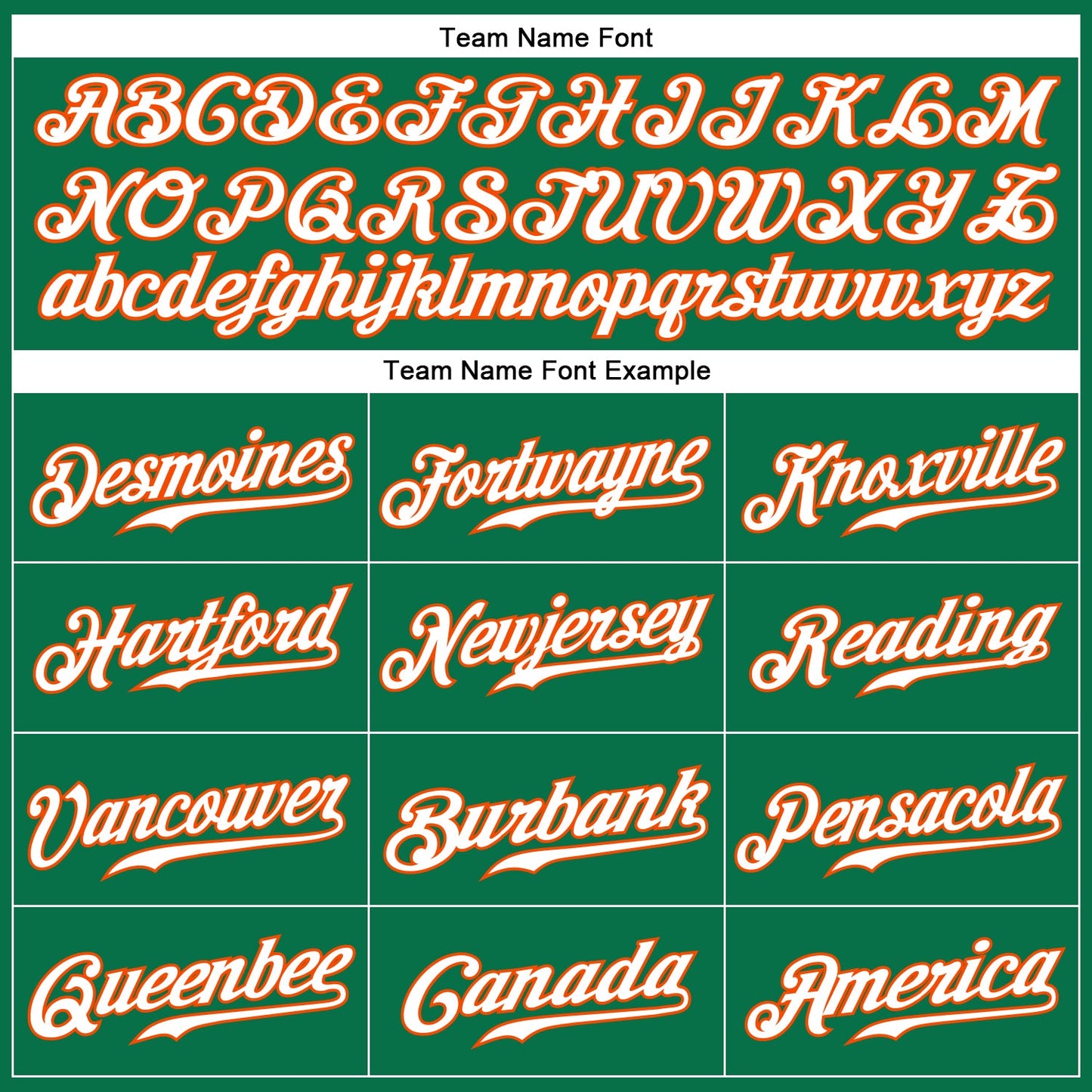 Custom Kelly Green White-Orange Authentic Baseball Jersey view 4