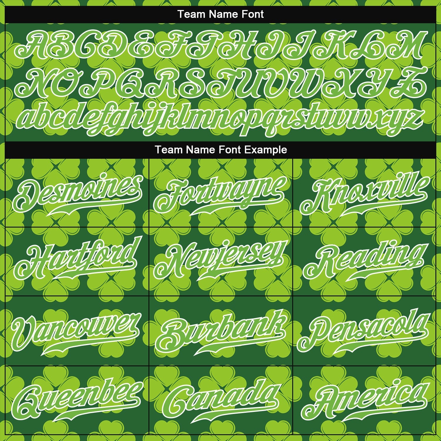 Custom Kelly Green Neon Green-White 3D Pattern Design Authentic St. Patrick's Day Baseball Jersey view 4