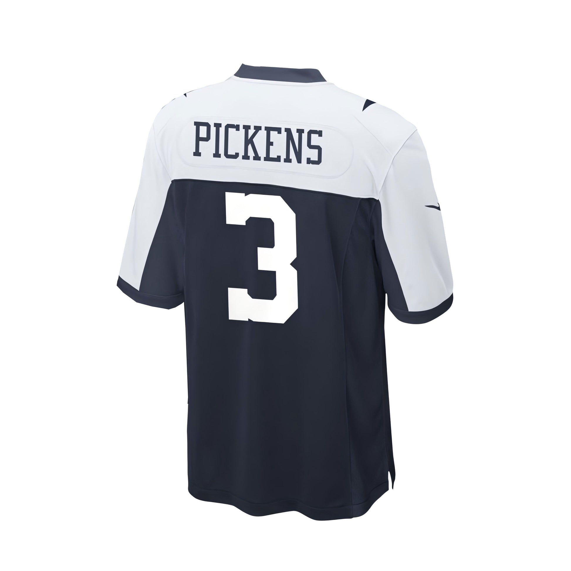 D.Cowboys #3 George Pickens Navy Alternate Game American Football Jersey - Main View