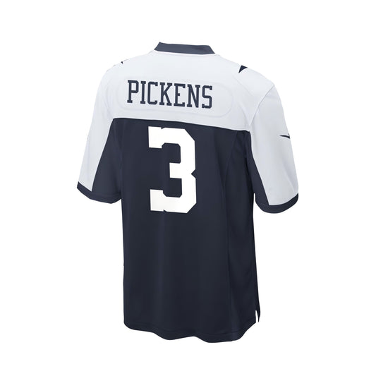 D.Cowboys #3 George Pickens Navy Alternate Game American Football Jersey - Main View