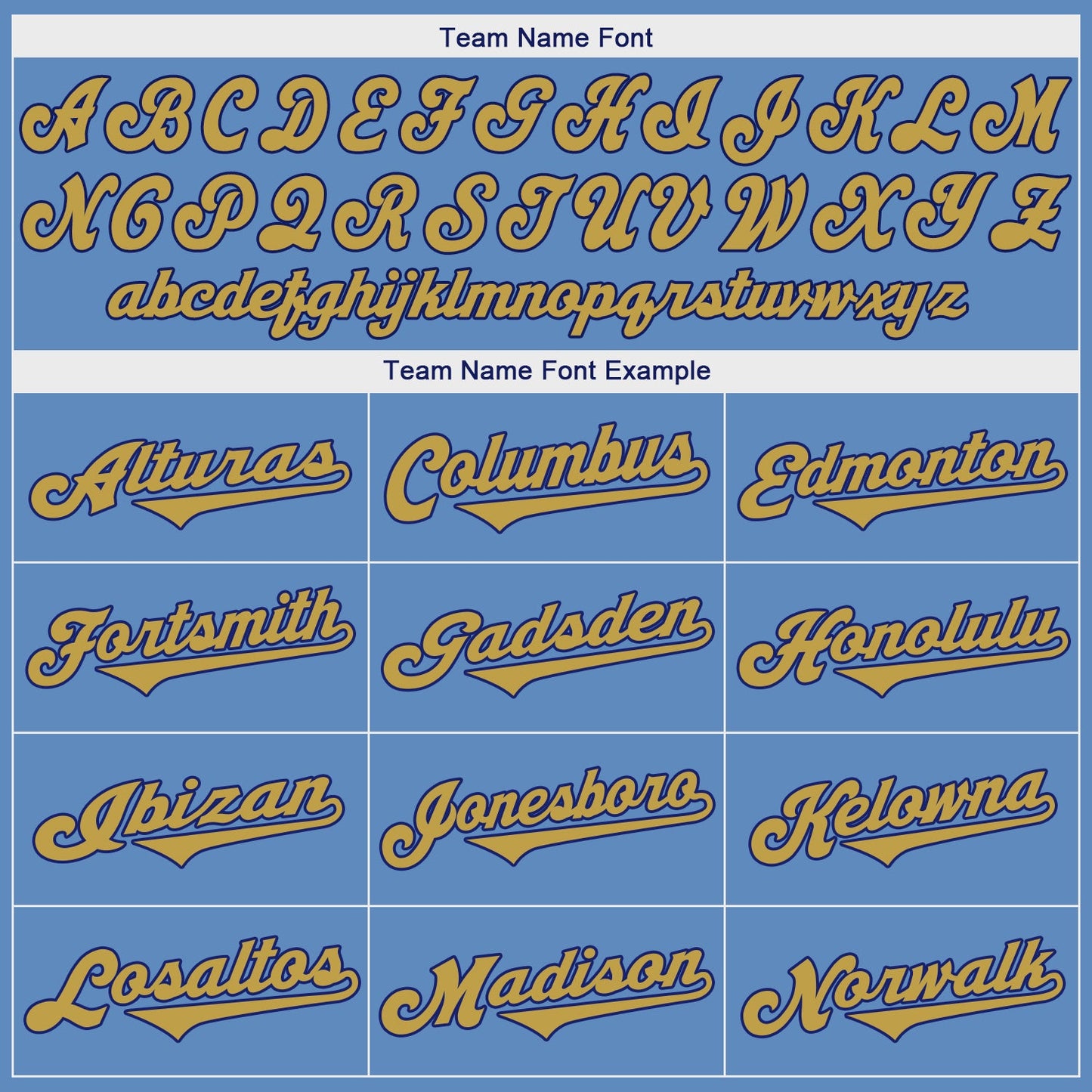 Custom Light Blue Old Gold-Royal Authentic Baseball Jersey view 6