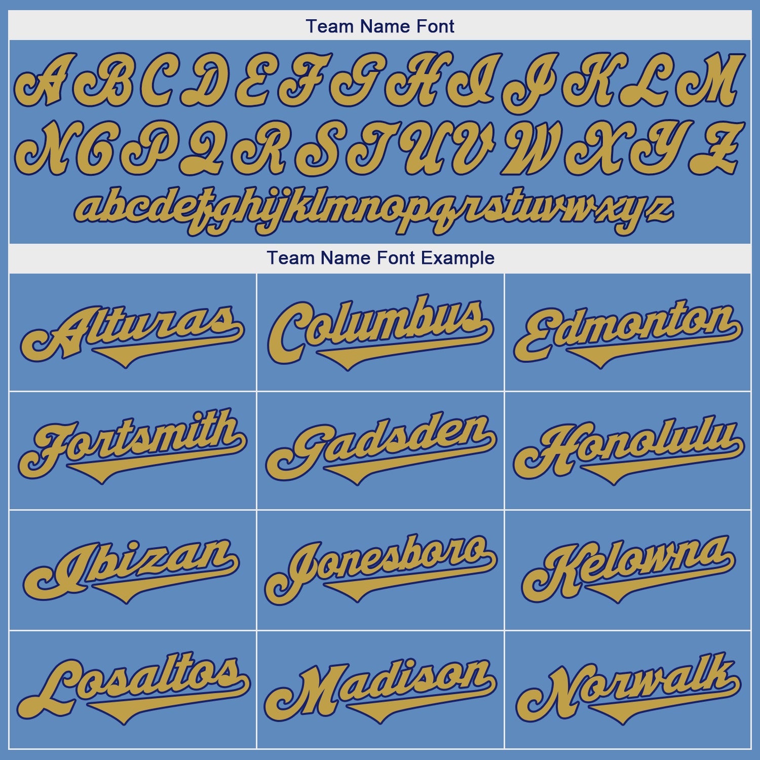 Custom Light Blue Old Gold-Royal Authentic Baseball Jersey view 6