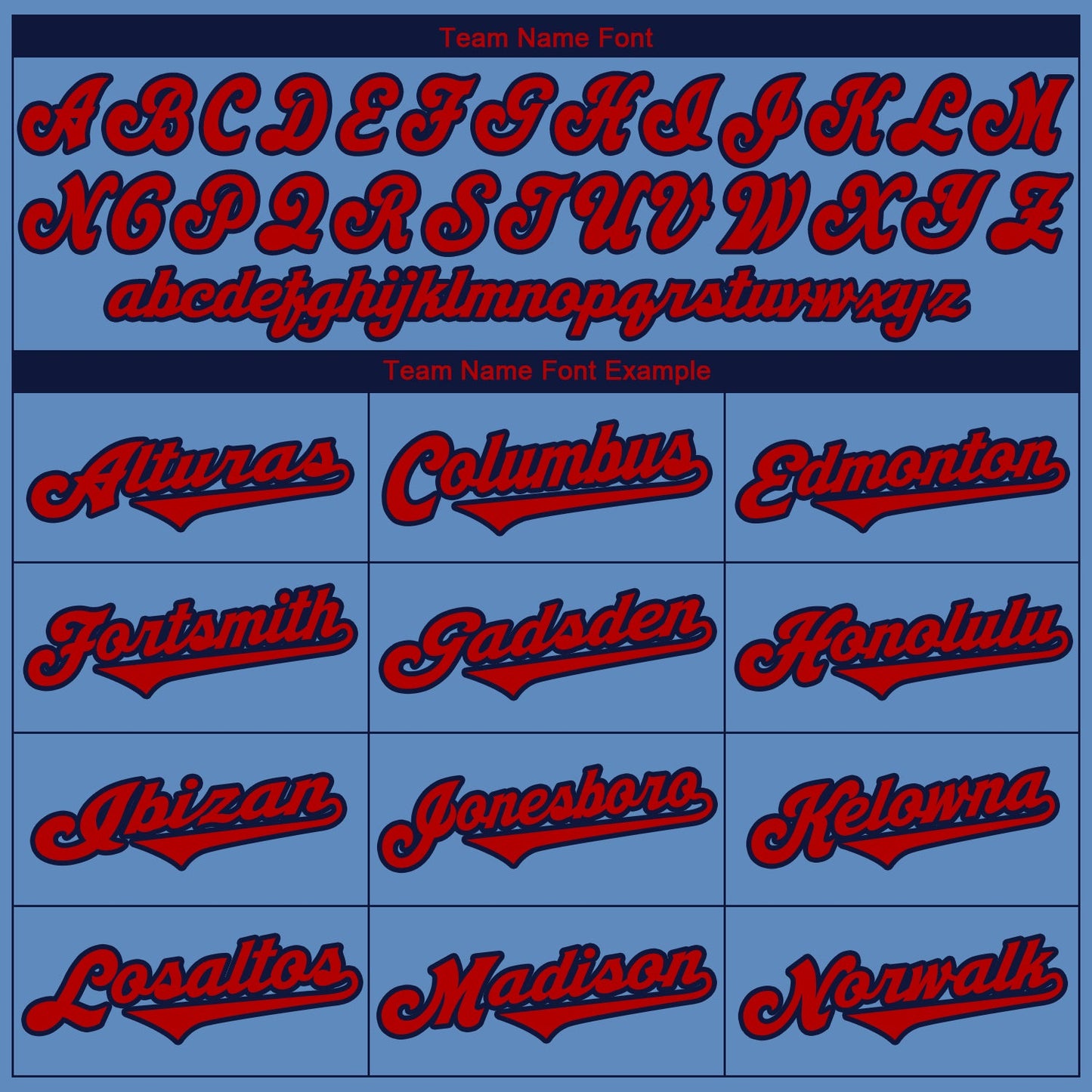 Custom Light Blue Red-Navy Authentic Baseball Jersey view 5