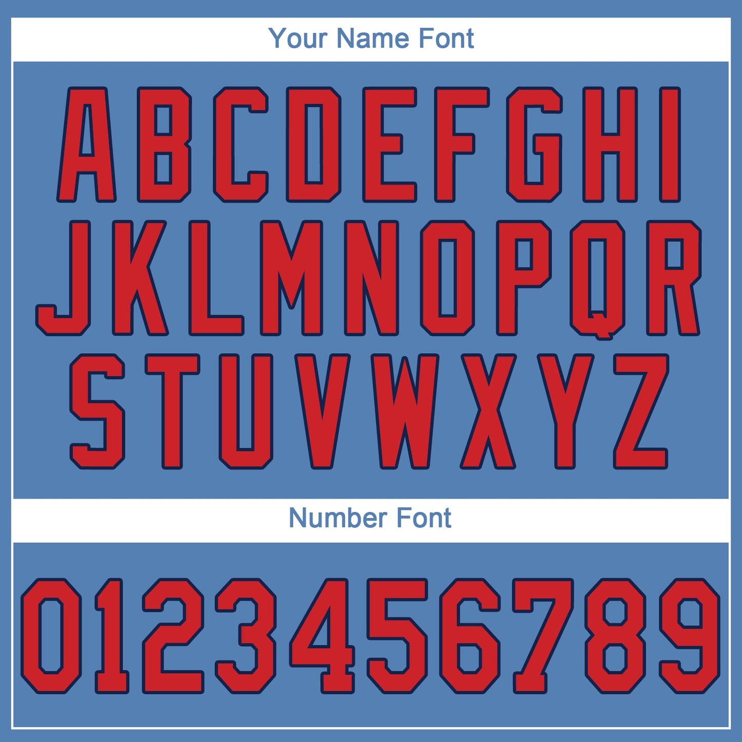 Custom Light Blue Red-Navy Performance T-Shirt view 3
