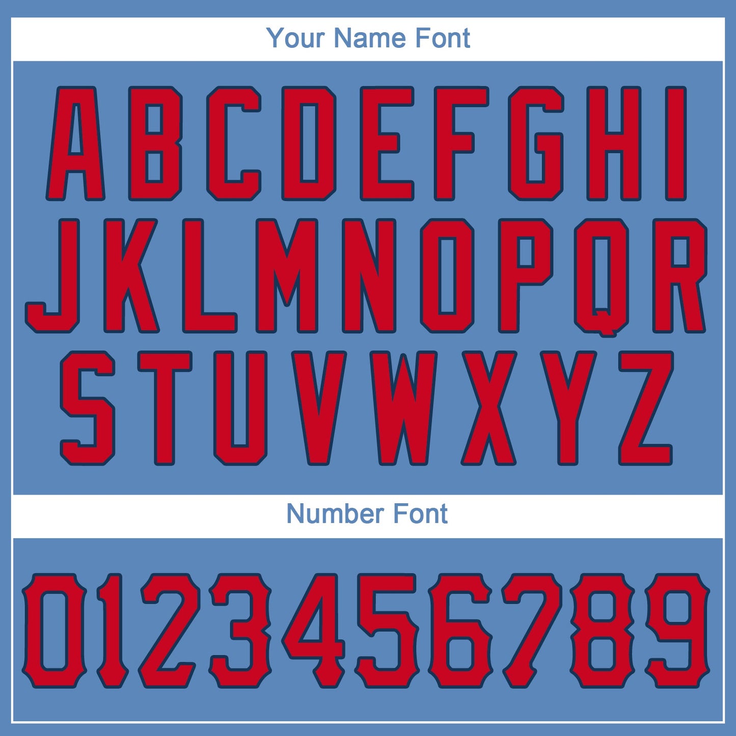 Custom Light Blue Red-Navy Performance T-Shirt view 3