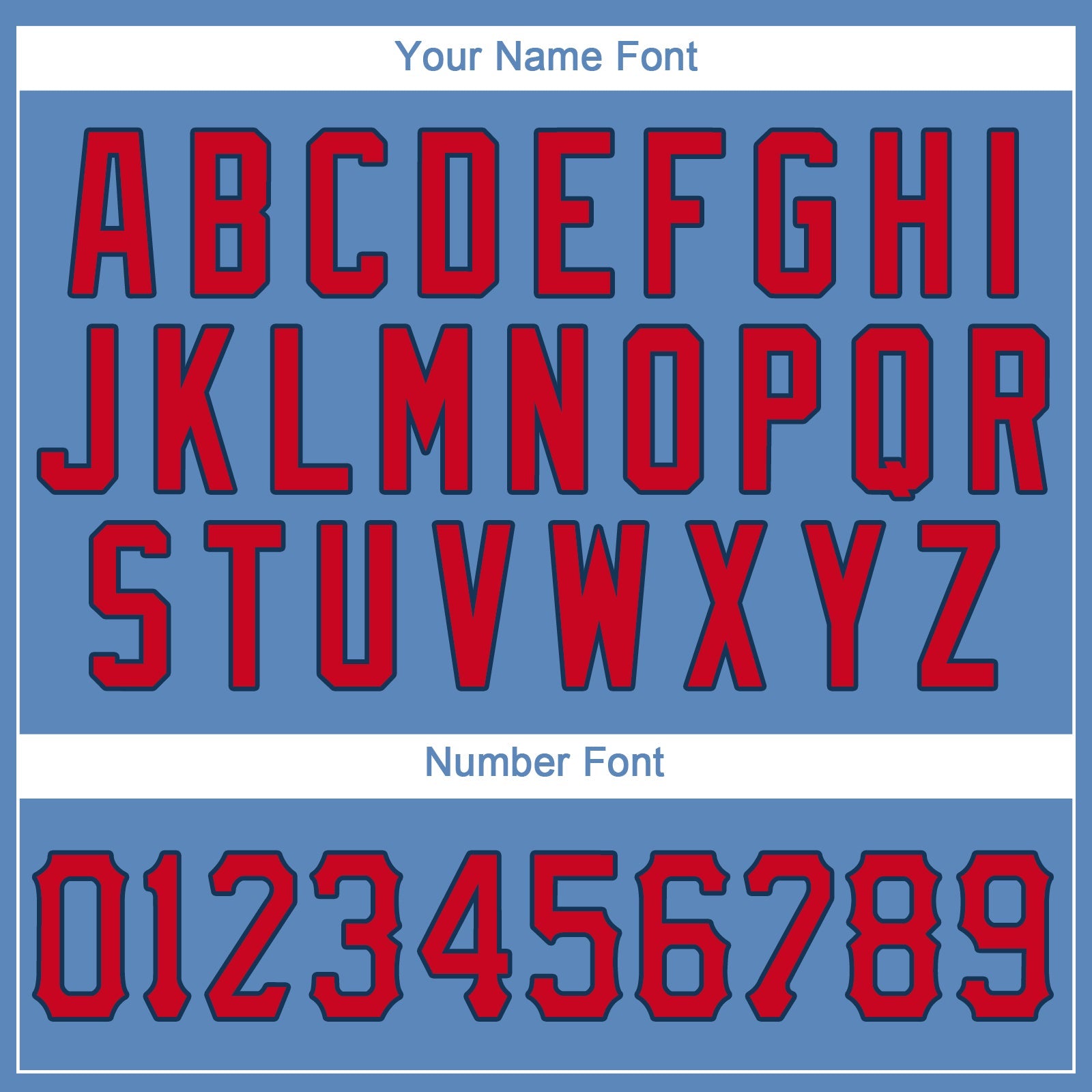 Custom Light Blue Red-Navy Performance T-Shirt view 3