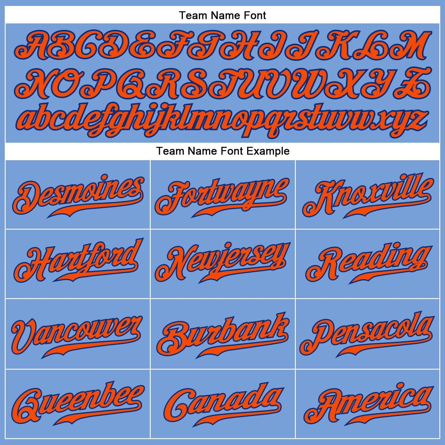 Custom Light Blue Orange-Royal Authentic Baseball Jersey view 4