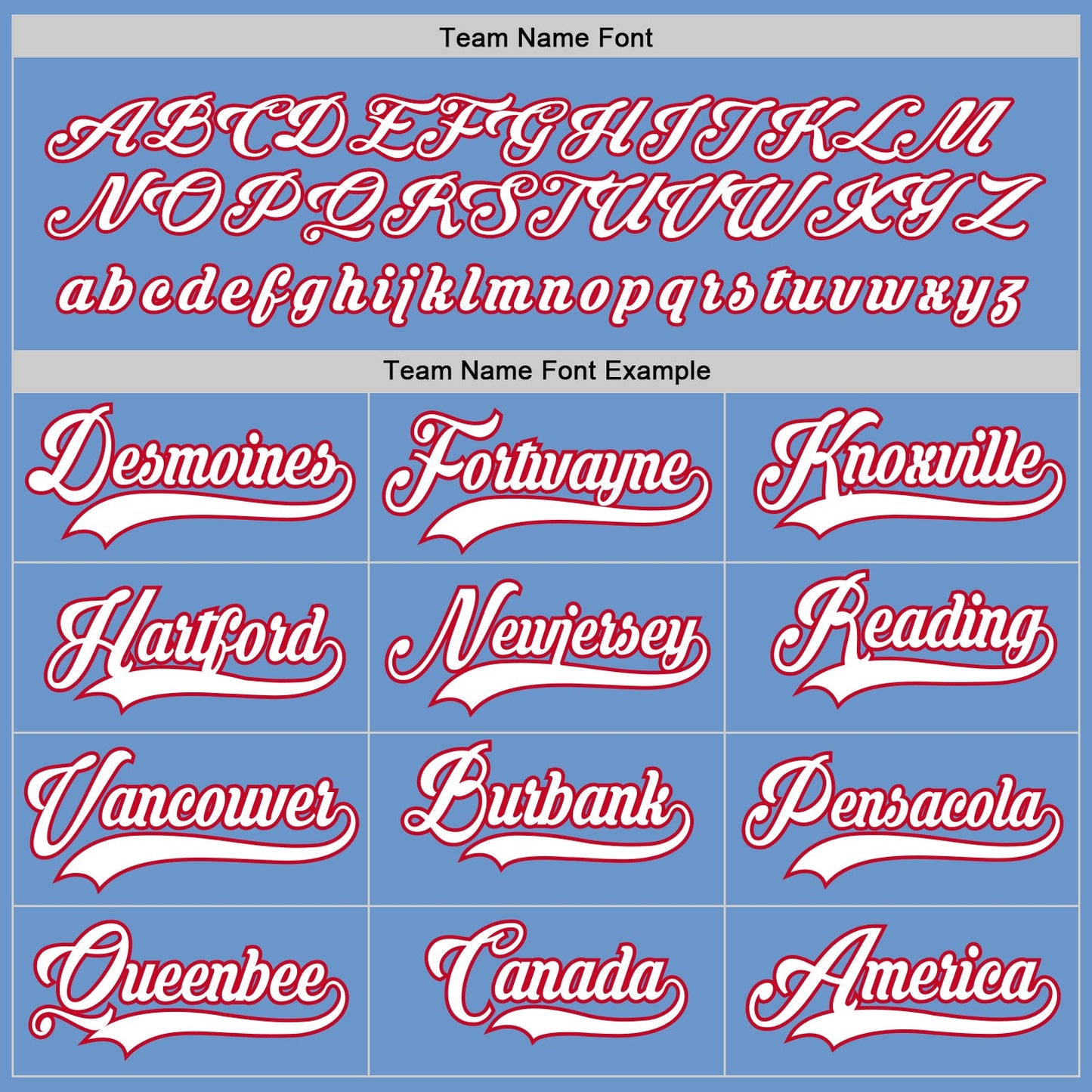 Custom Light Blue White-Red Hockey Jersey view 6