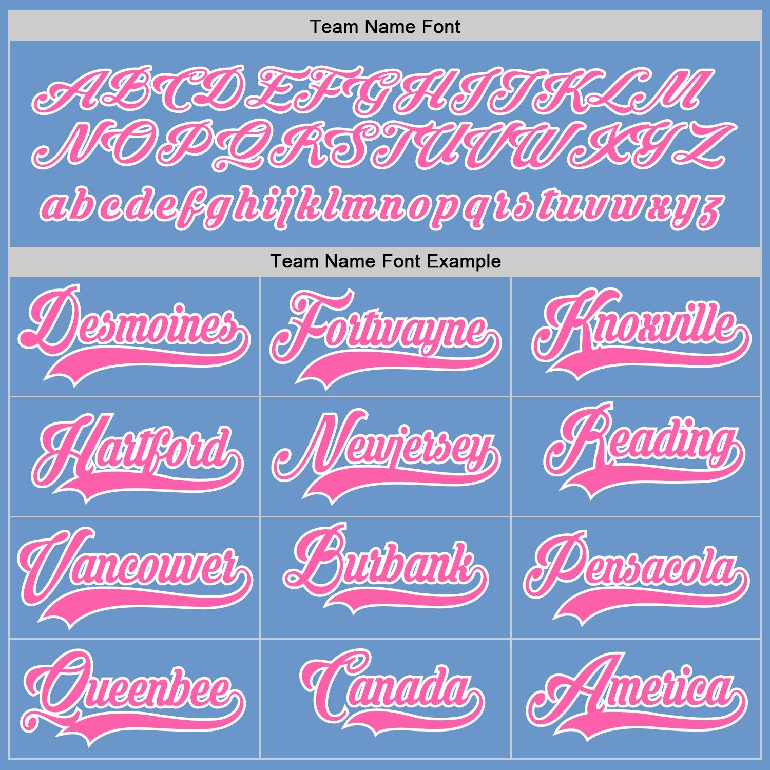 Custom Light Blue Pink-White Hockey Jersey view 4