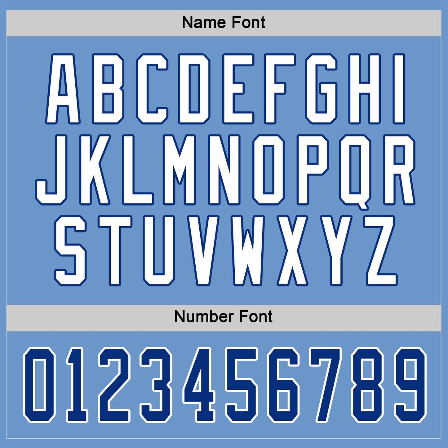 Custom Light Blue Royal-White Hockey Jersey view 3