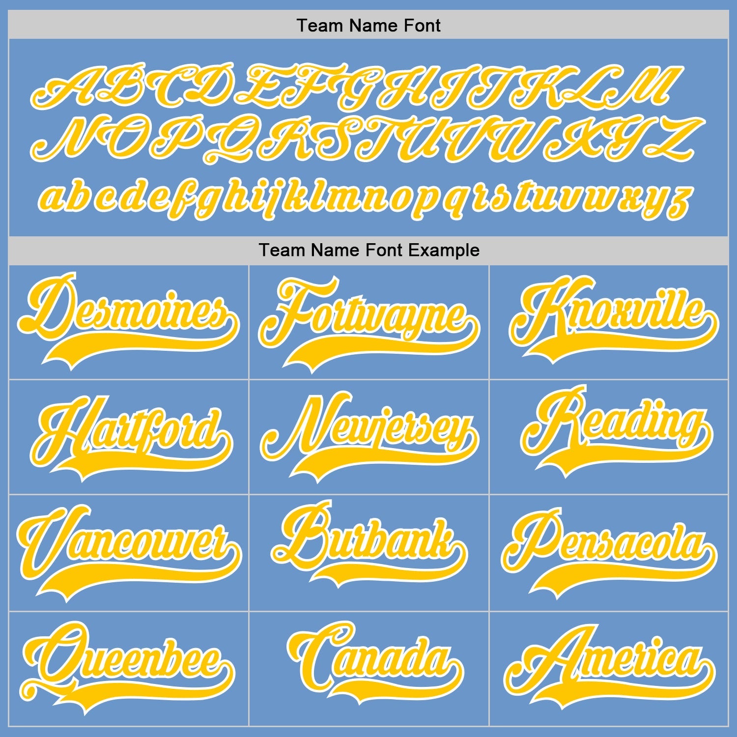Custom Light Blue Gold-White Hockey Jersey view 4