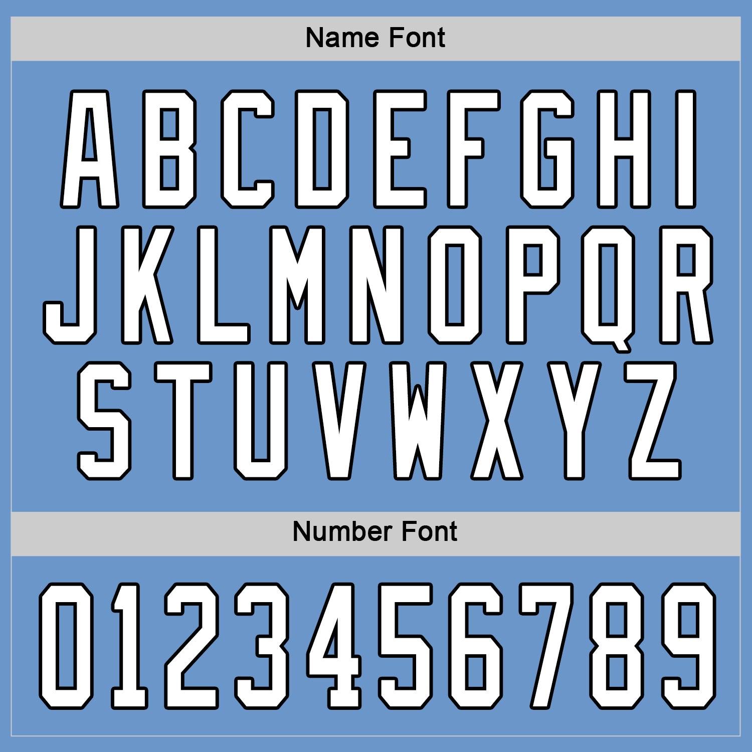 Custom Light Blue White-Black Hockey Jersey view 3