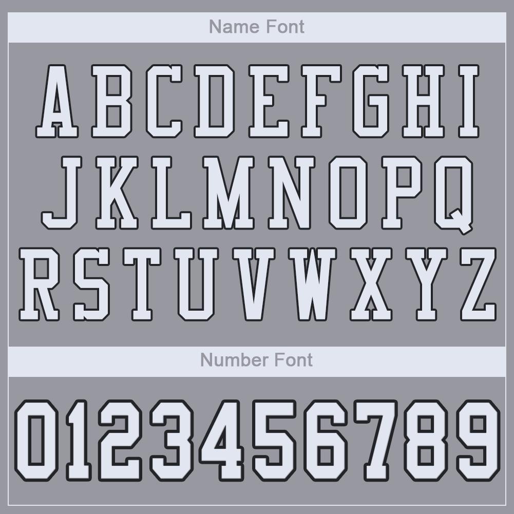 Custom Light Gray White-Black Mesh Authentic Football Jersey view 5