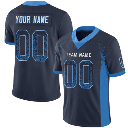 Custom LA.Chargers Stitched American Football Jerseys Personalize Birthday Gifts Navy Jersey - Main View