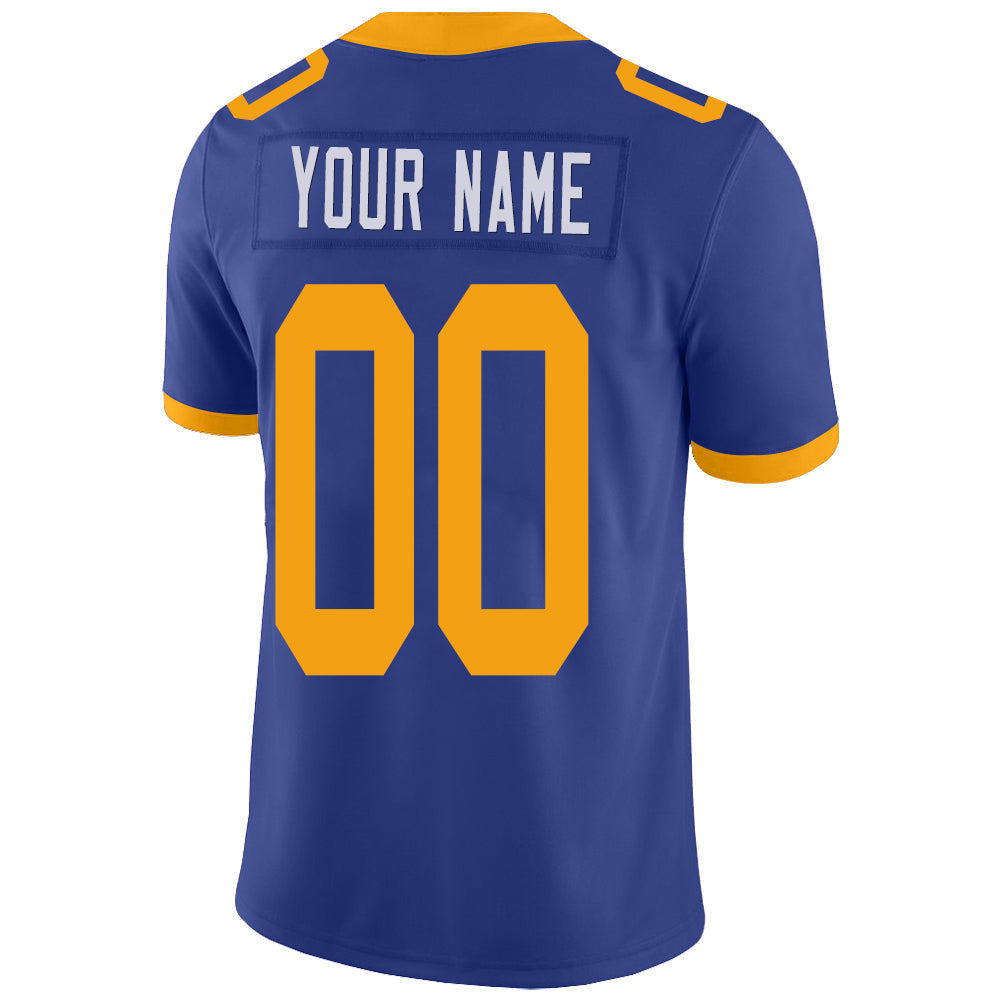 Custom LA.Chargers Stitched American Football Jerseys Personalize Birthday Gifts Powder Blue Jersey view 3