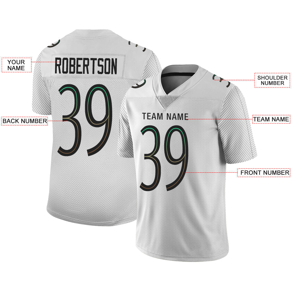 Custom LA.Chargers Stitched American Football Jerseys Personalize Birthday Gifts White Jersey view 2