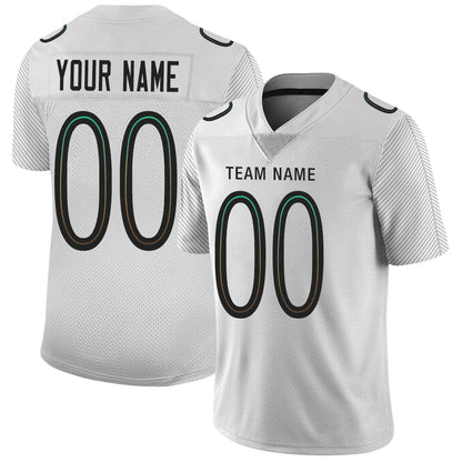 Custom LA.Chargers Stitched American Football Jerseys Personalize Birthday Gifts White Jersey - Main View