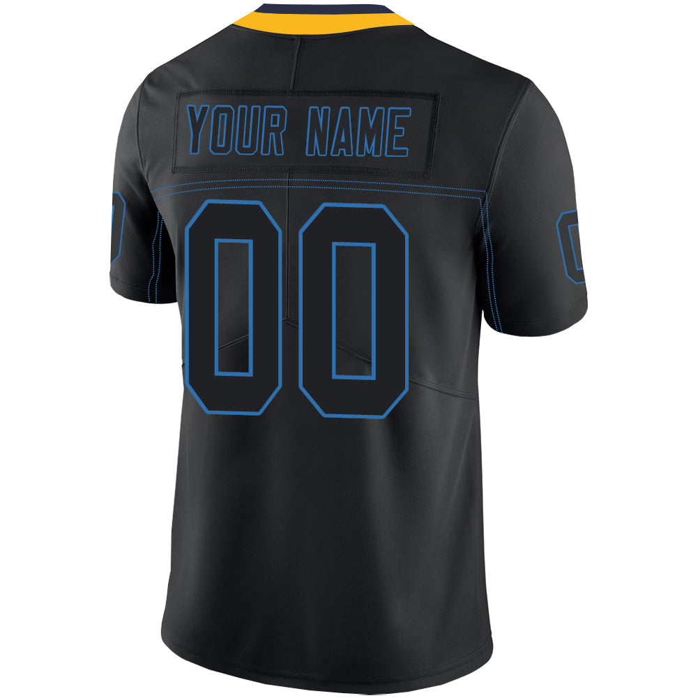 Custom LA.Chargers Stitched American Football Jerseys Personalize Birthday Gifts Black Jersey view 3