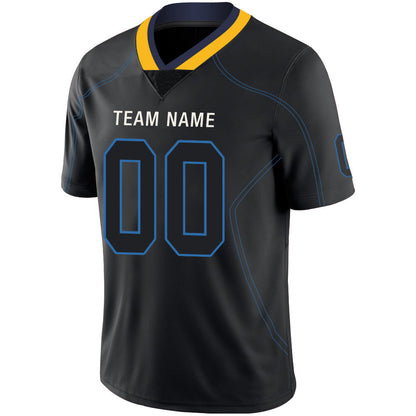 Custom LA.Chargers Stitched American Football Jerseys Personalize Birthday Gifts Black Jersey view 4