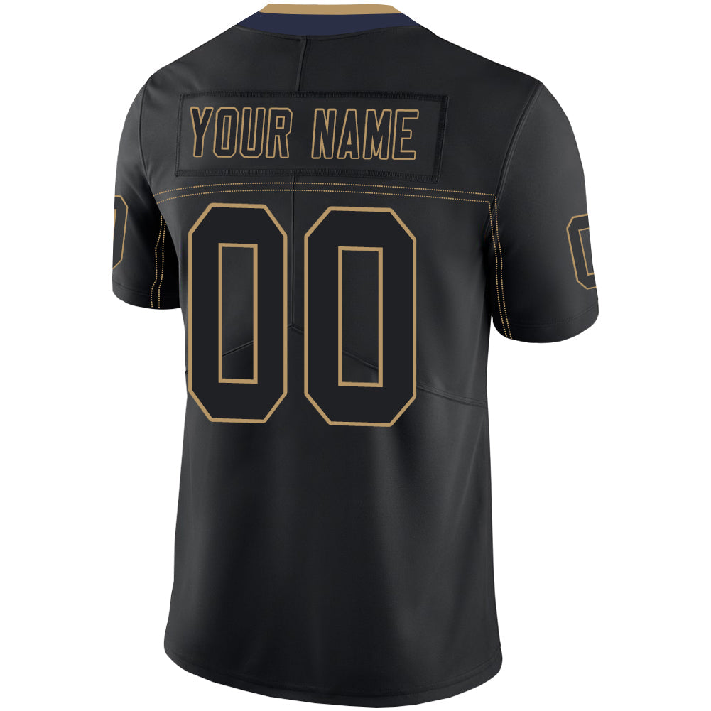 Custom LA.Chargers Stitched American Football Jerseys Personalize Birthday Gifts Black Jersey view 3