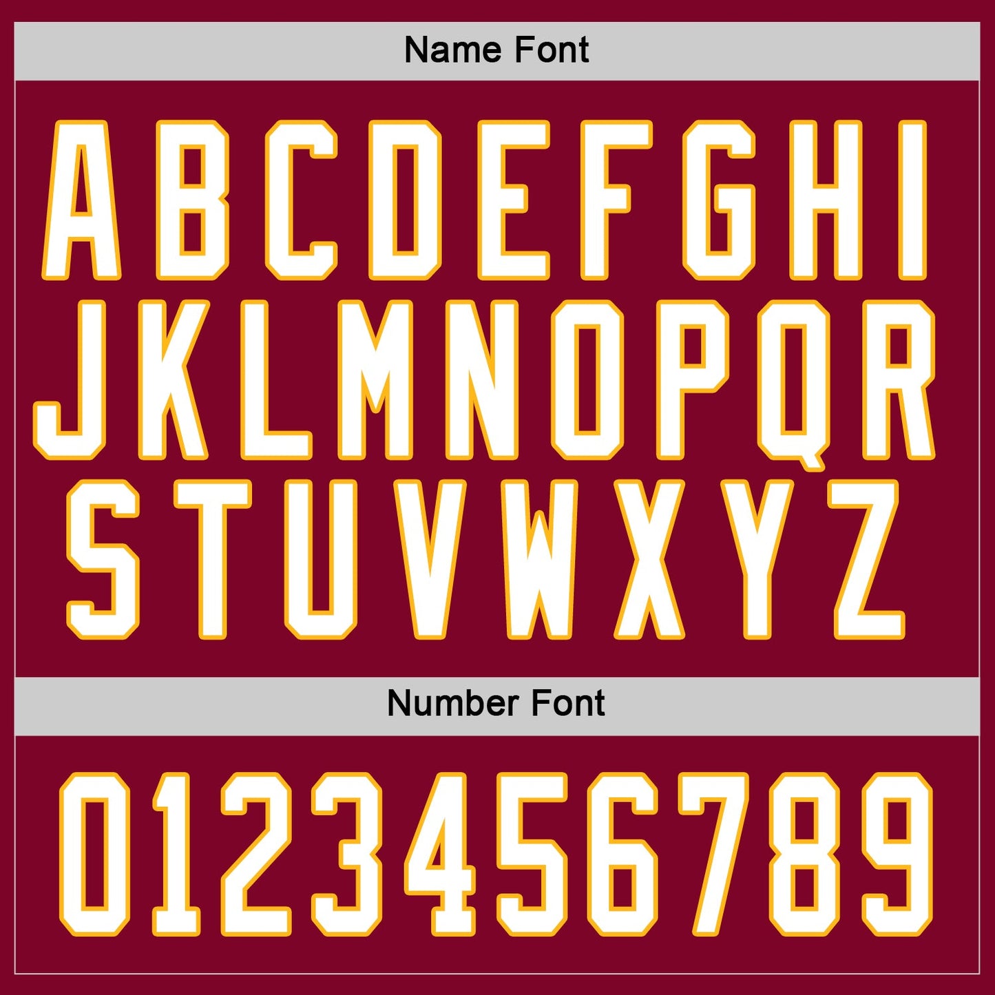Custom Maroon White-Gold Hockey Jersey view 3