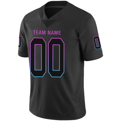 Custom M.Dolphins Stitched American Football Jerseys Personalize Birthday Gifts Black Jersey view 4