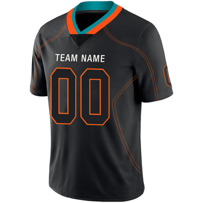 Custom M.Dolphins Stitched American Football Jerseys Personalize Birthday Gifts Black Jersey view 4