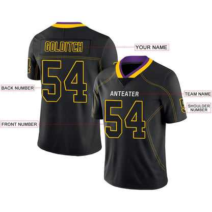 Custom MN.Vikings Stitched American Football Jerseys Personalize Birthday Gifts Black Jersey view 2