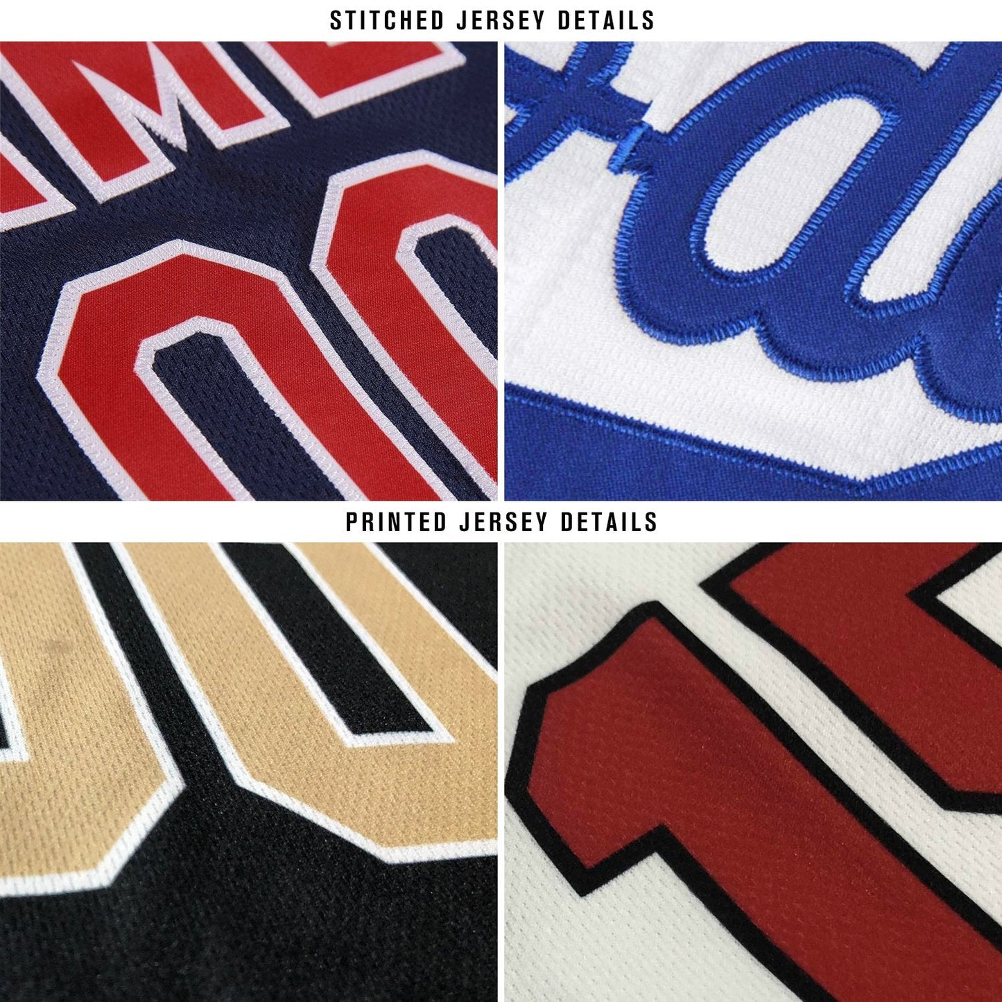 Custom Navy Red-White Baseball Jersey view 6