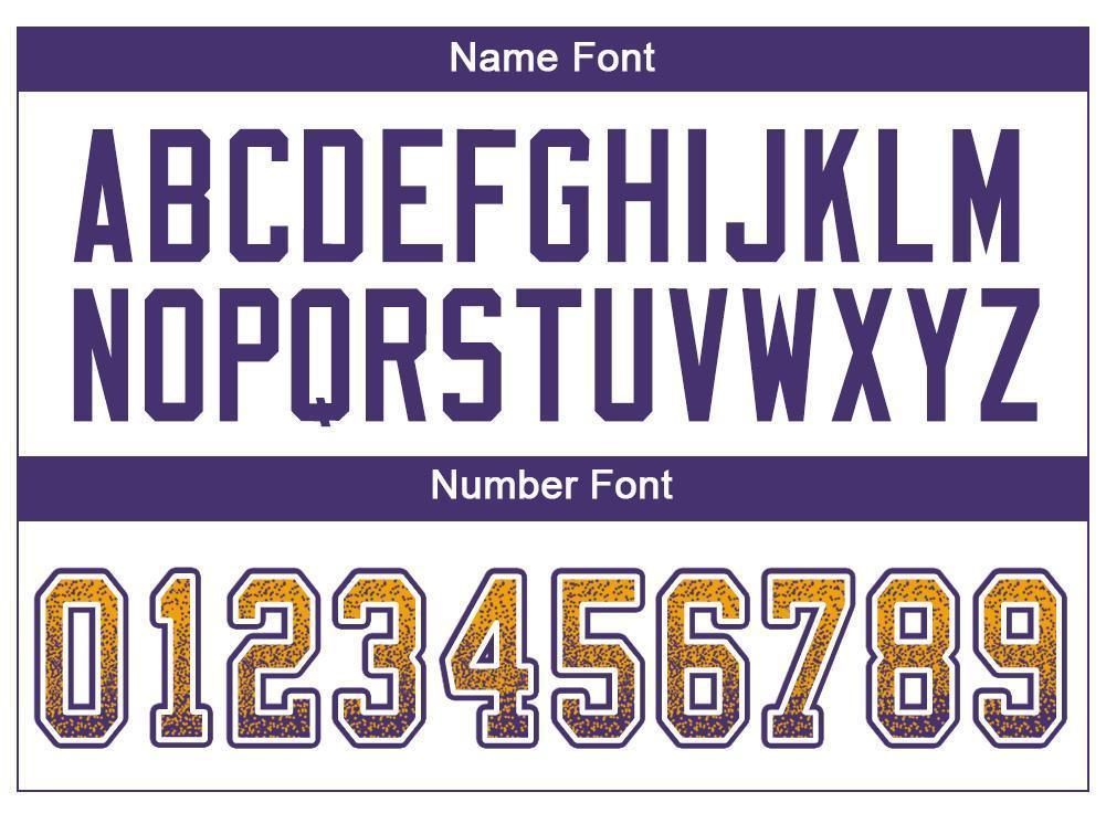 Custom Gold Purple-White Drift Fashion Football Jersey view 4