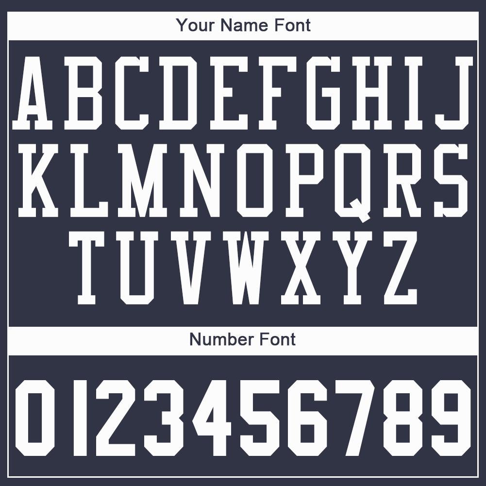 Custom Navy White Round Neck Basketball Jersey view 3