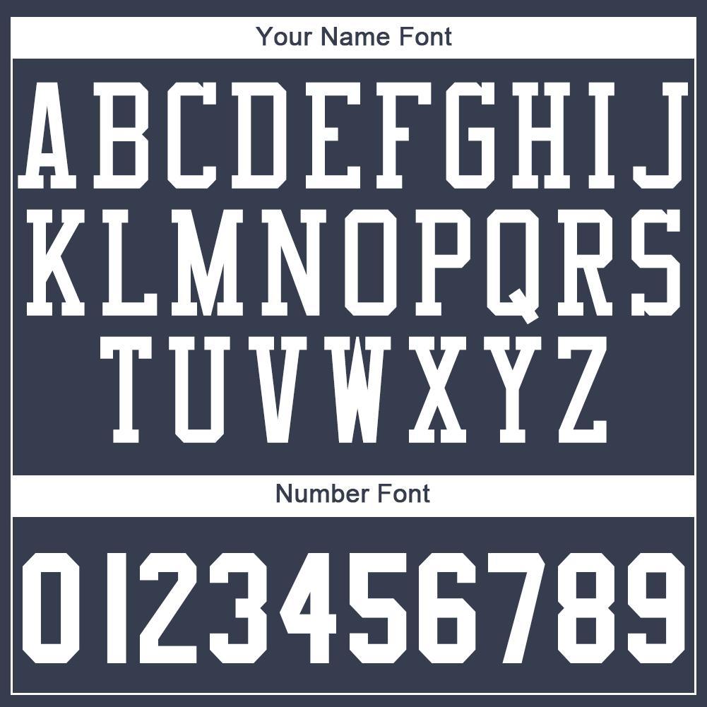 Custom Navy White Round Neck Basketball Uniform Jersey view 4