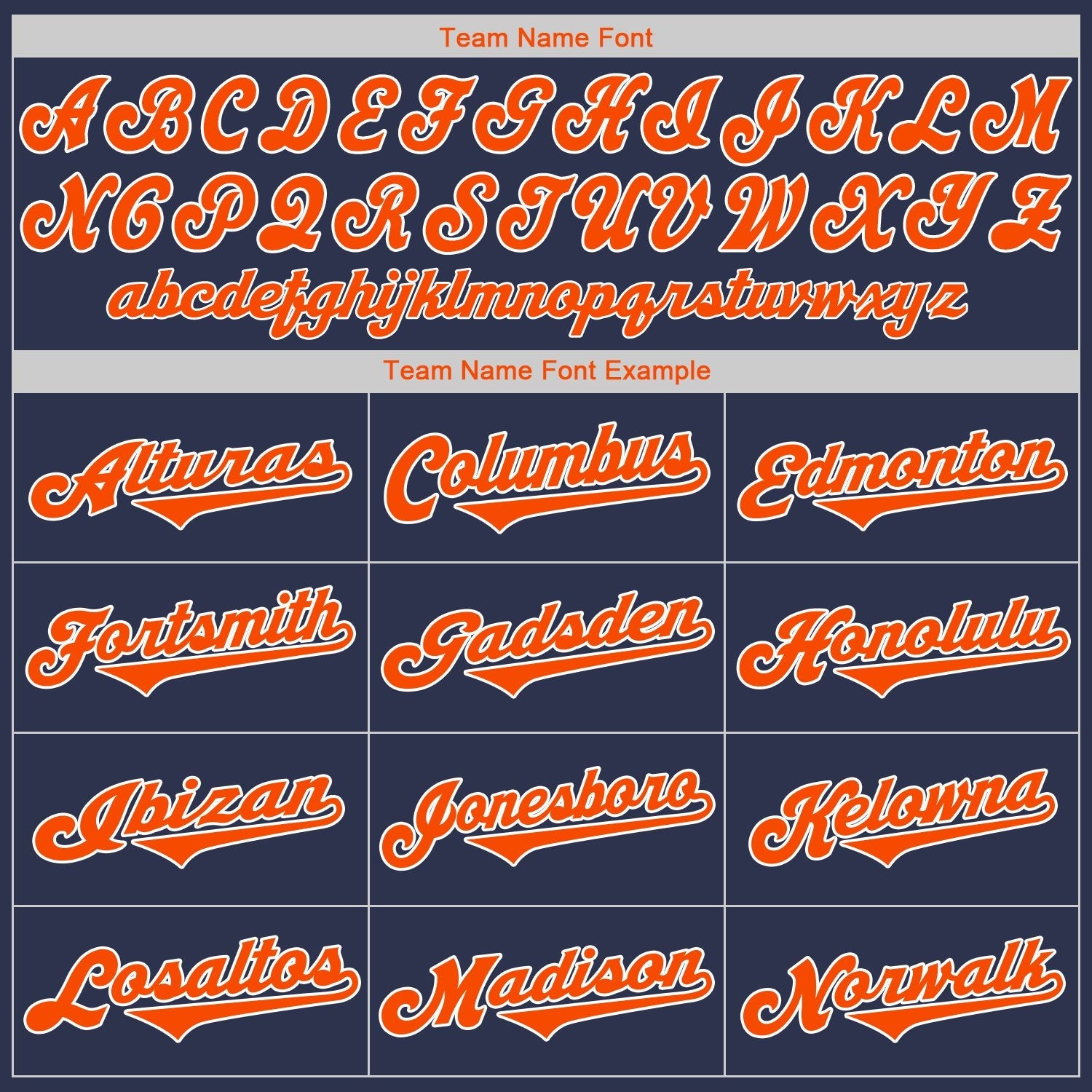 Custom Navy Orange-White Authentic Baseball Jersey view 5