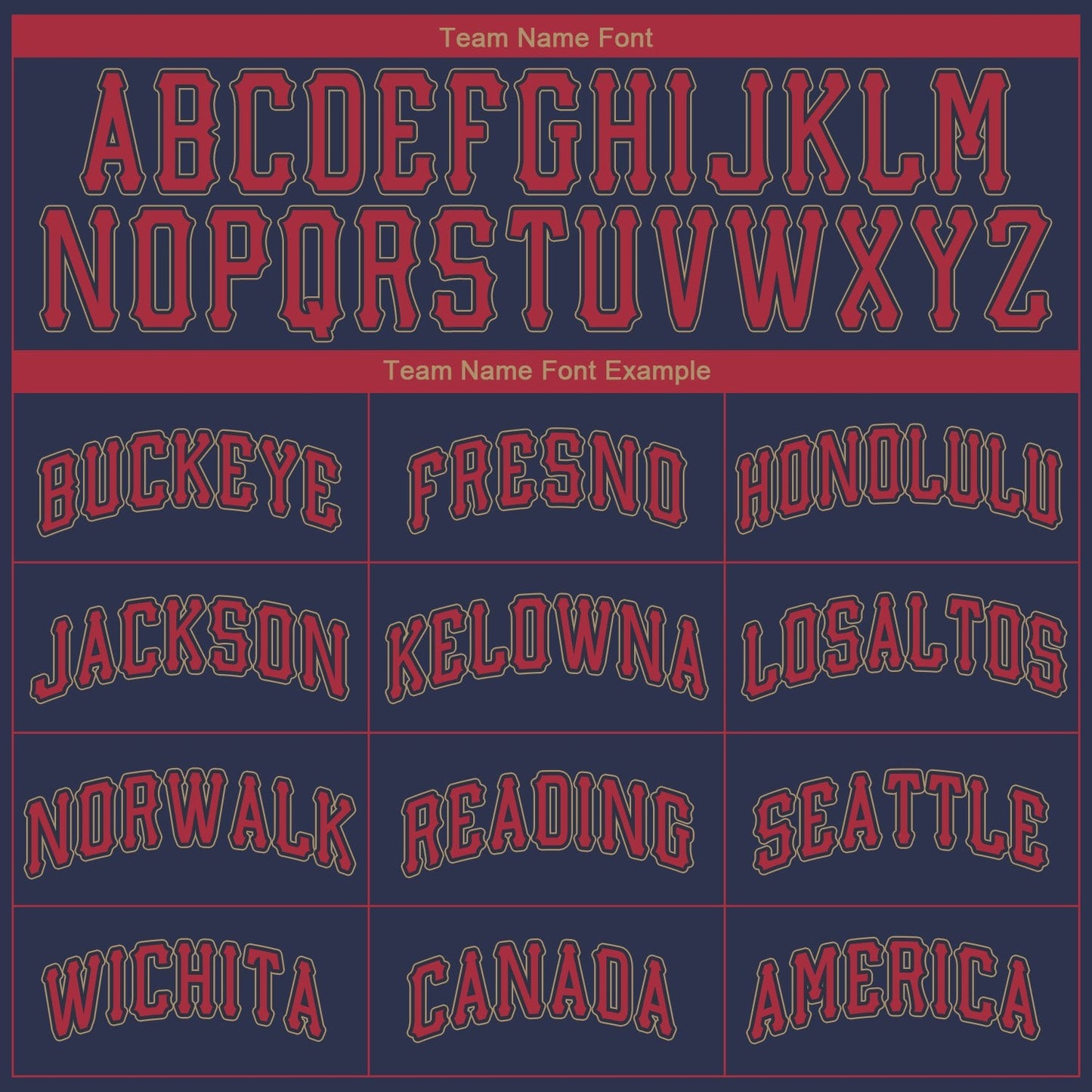 Custom Navy Red-Old Gold Authentic Baseball Jersey view 5